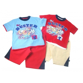 ' Net Buster ' 100% Cotton 2 PC short & T Shirt Set -  1 to 6 years -- £5.99 per item - 6 pack